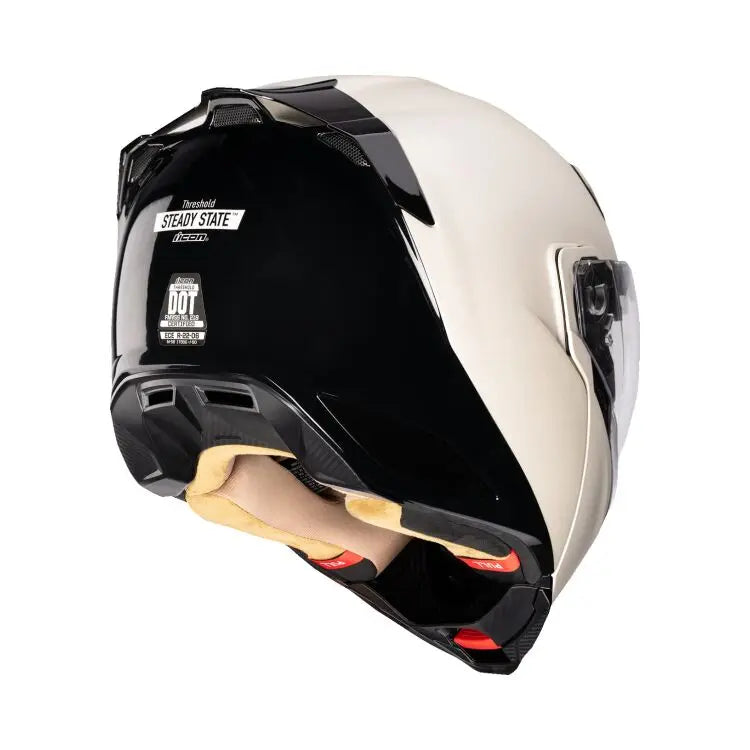 Icon Threshold Steady State White - FREE UK Shipping, FREE 365 Day Returns | Moto Central