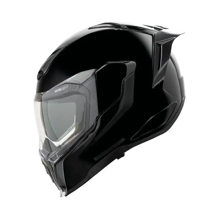 Icon Ultraflite MIPS Gloss Black - FREE UK Shipping, FREE 365 Day Returns | Moto Central