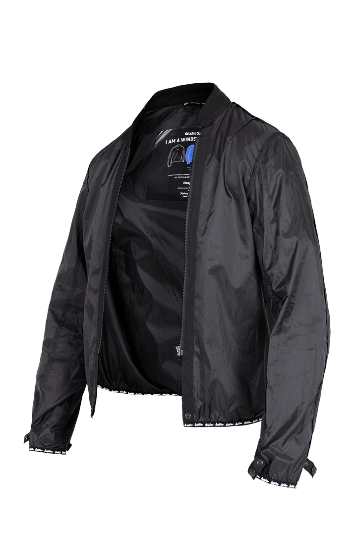 John Doe Windblock Mid Layer Jacket Black - FREE UK Shipping, FREE 365 Day Returns | Moto Central