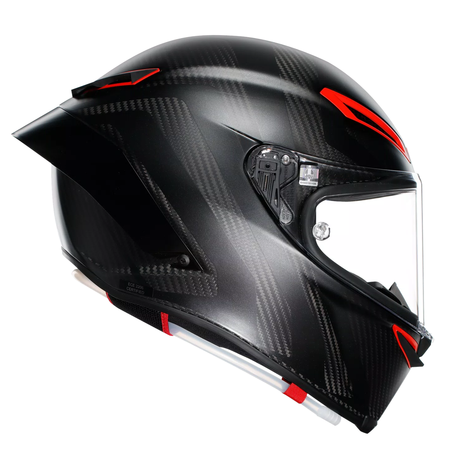 AGV Pista GP-RR ECE 22.06 Intrepido Carbon / Black / Red - FREE UK Delivery, FREE 365 Day Returns | Moto Central