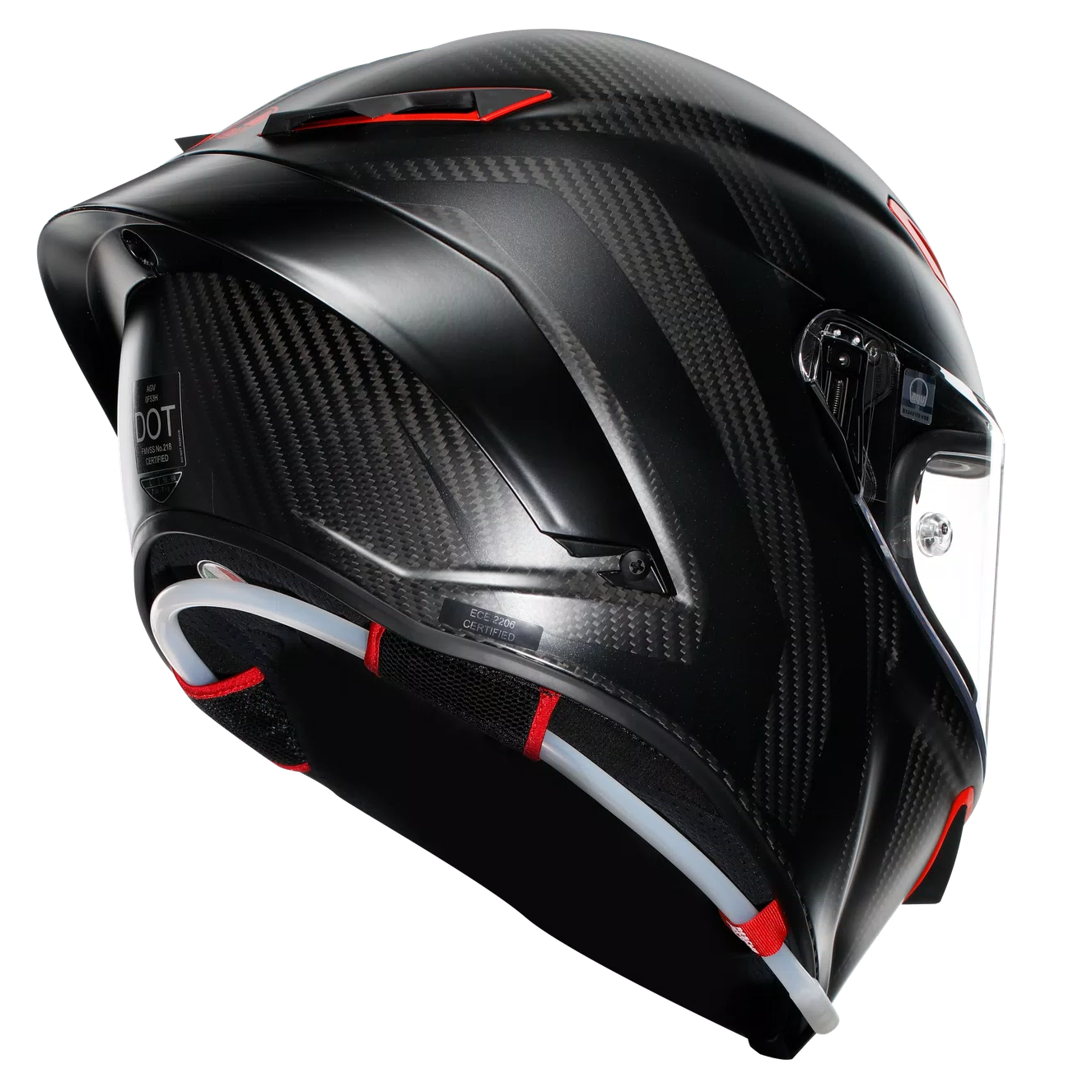 AGV Pista GP-RR ECE 22.06 Intrepido Carbon / Black / Red - FREE UK Delivery, FREE 365 Day Returns | Moto Central