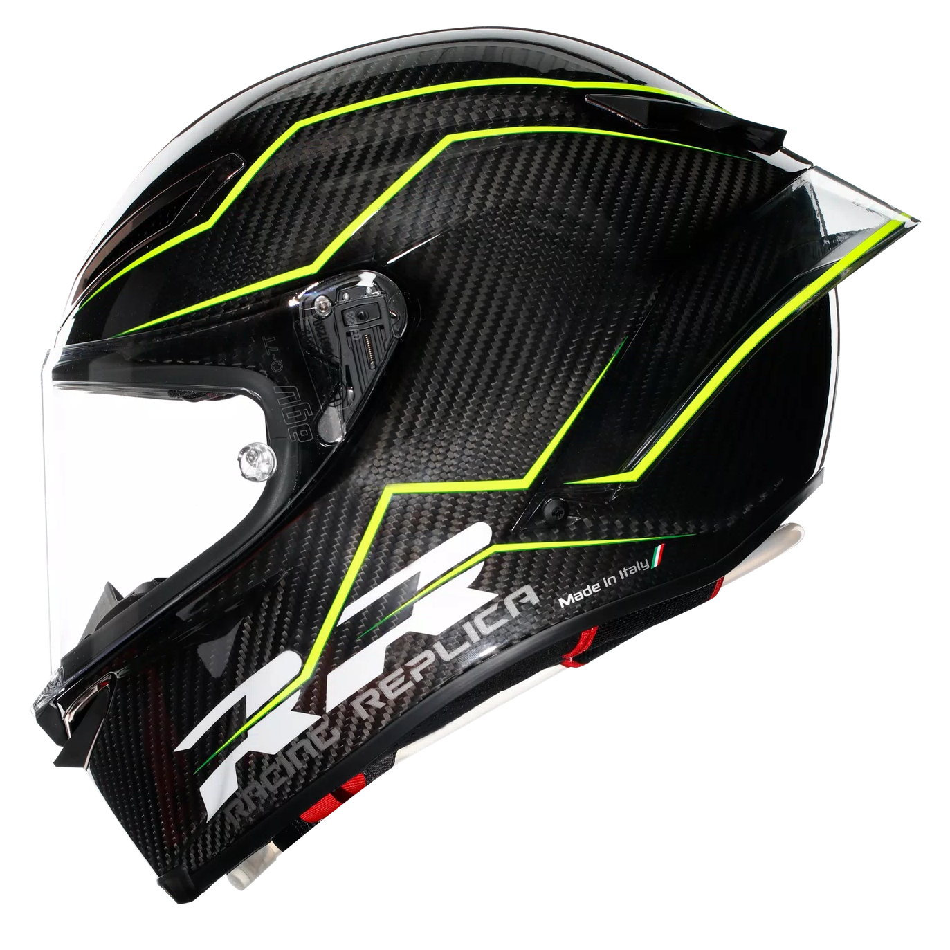 AGV Pista GP-RR ECE 22.06 Performante Carbon / Fluo Green - FREE UK Delivery, FREE 365 Day Returns | Moto Central