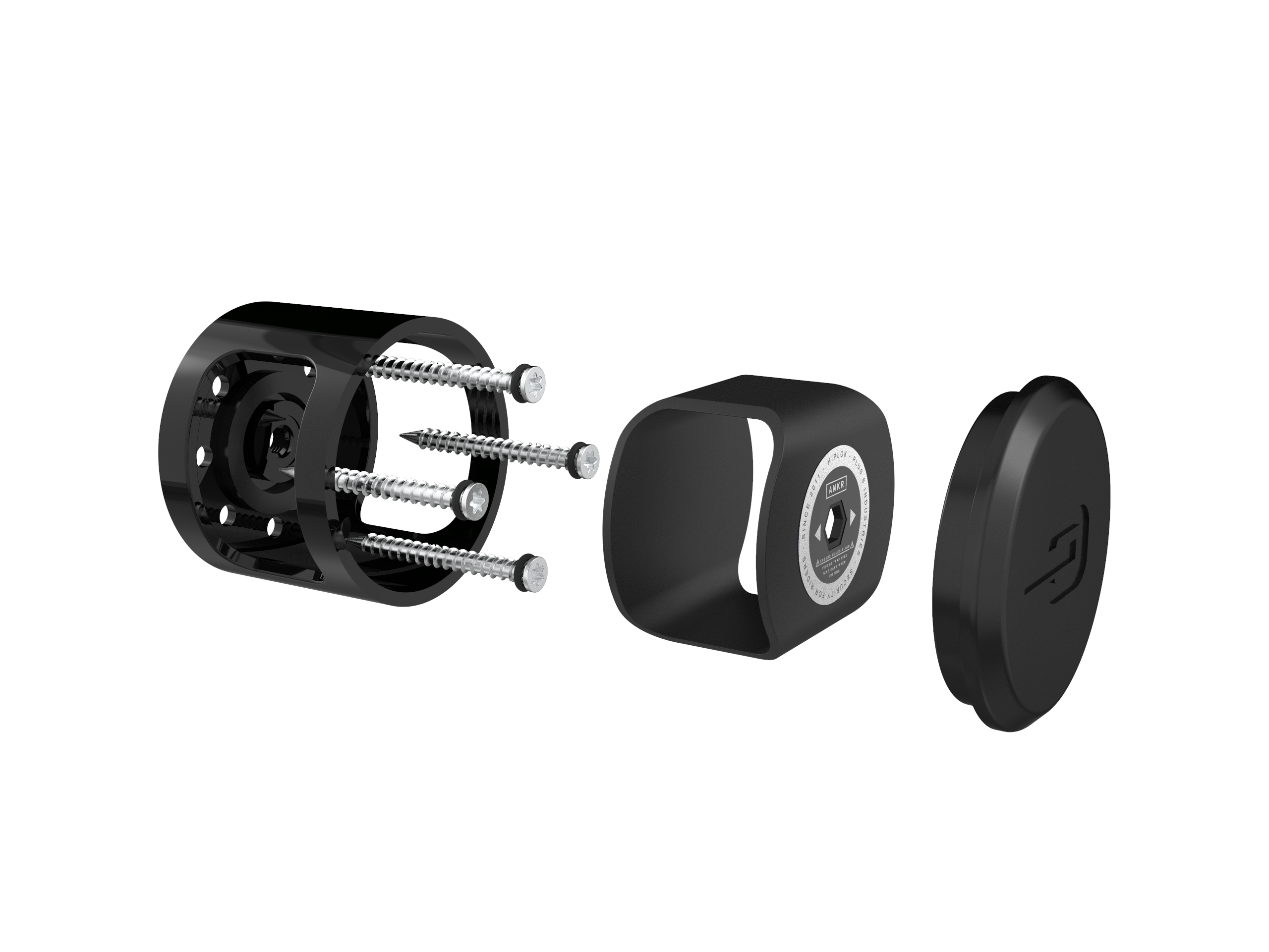 Hiplok Maximum Security Anchor All Black