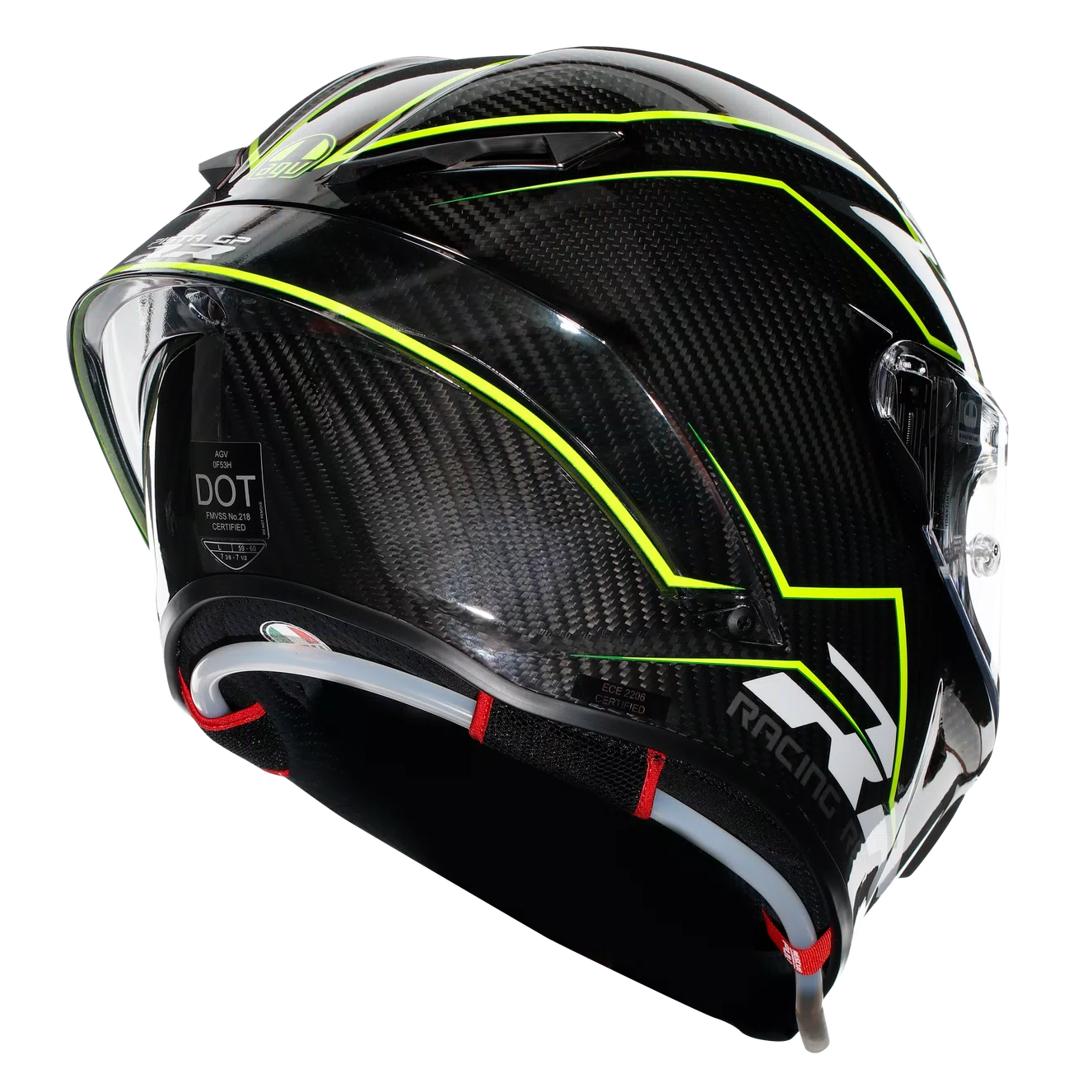 AGV Pista GP-RR ECE 22.06 Performante Carbon / Fluo Green - FREE UK Delivery, FREE 365 Day Returns | Moto Central