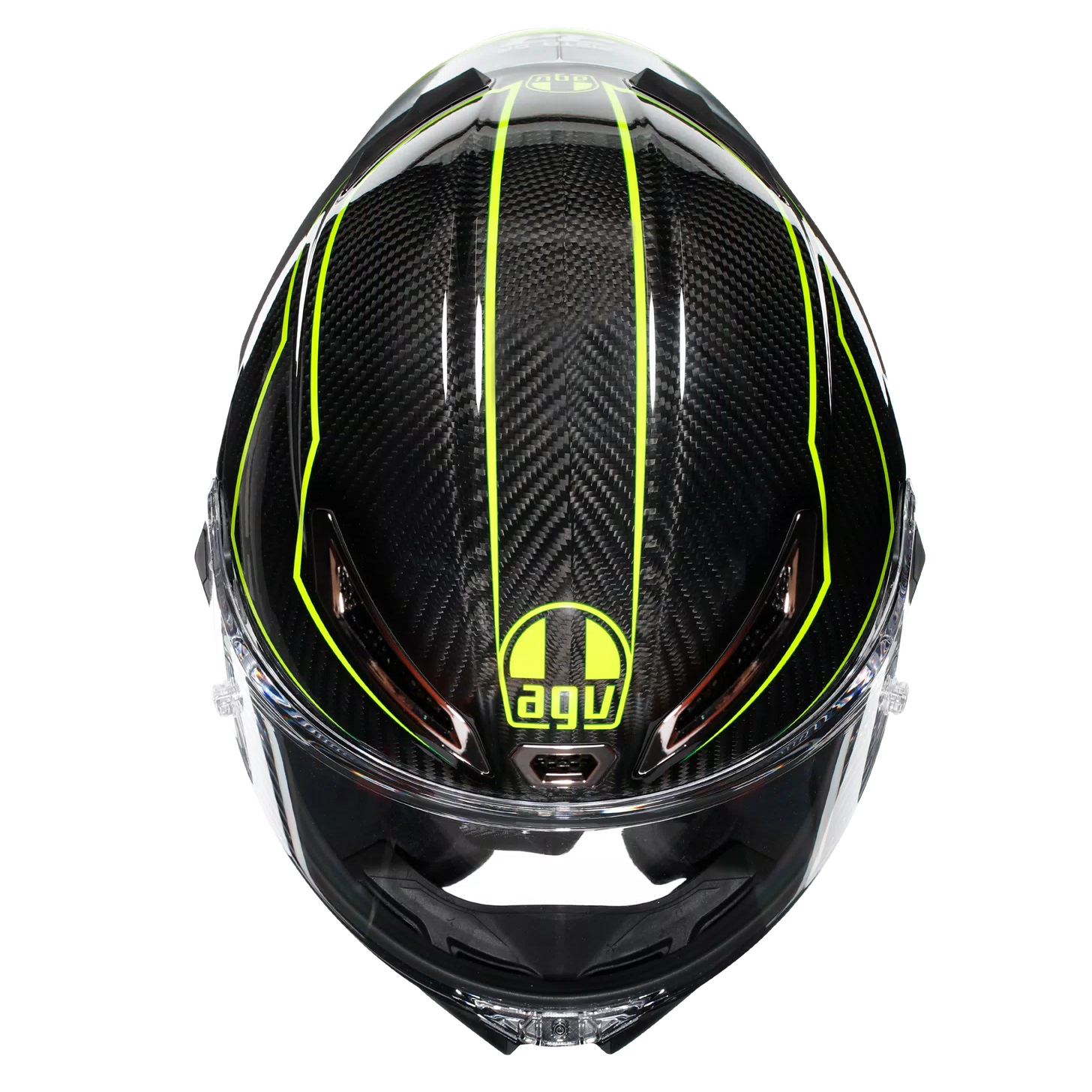 AGV Pista GP-RR ECE 22.06 Performante Carbon / Fluo Green - FREE UK Delivery, FREE 365 Day Returns | Moto Central