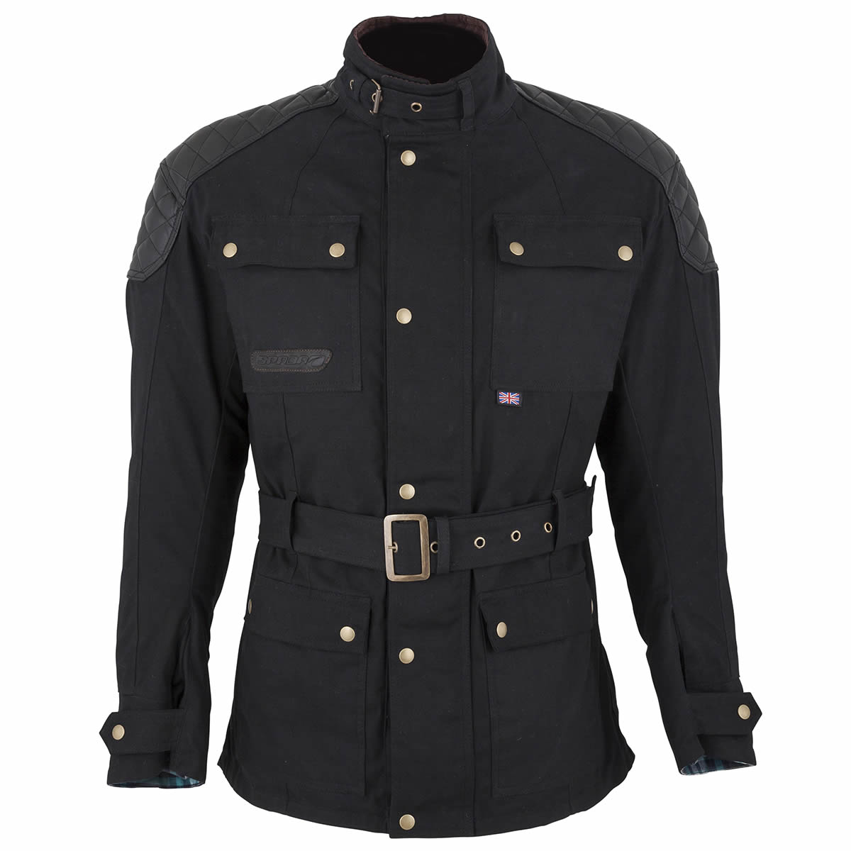 Spada Staffy Textile Jacket Black FREE UK Delivery, FREE 365 Day Returns | Moto Central