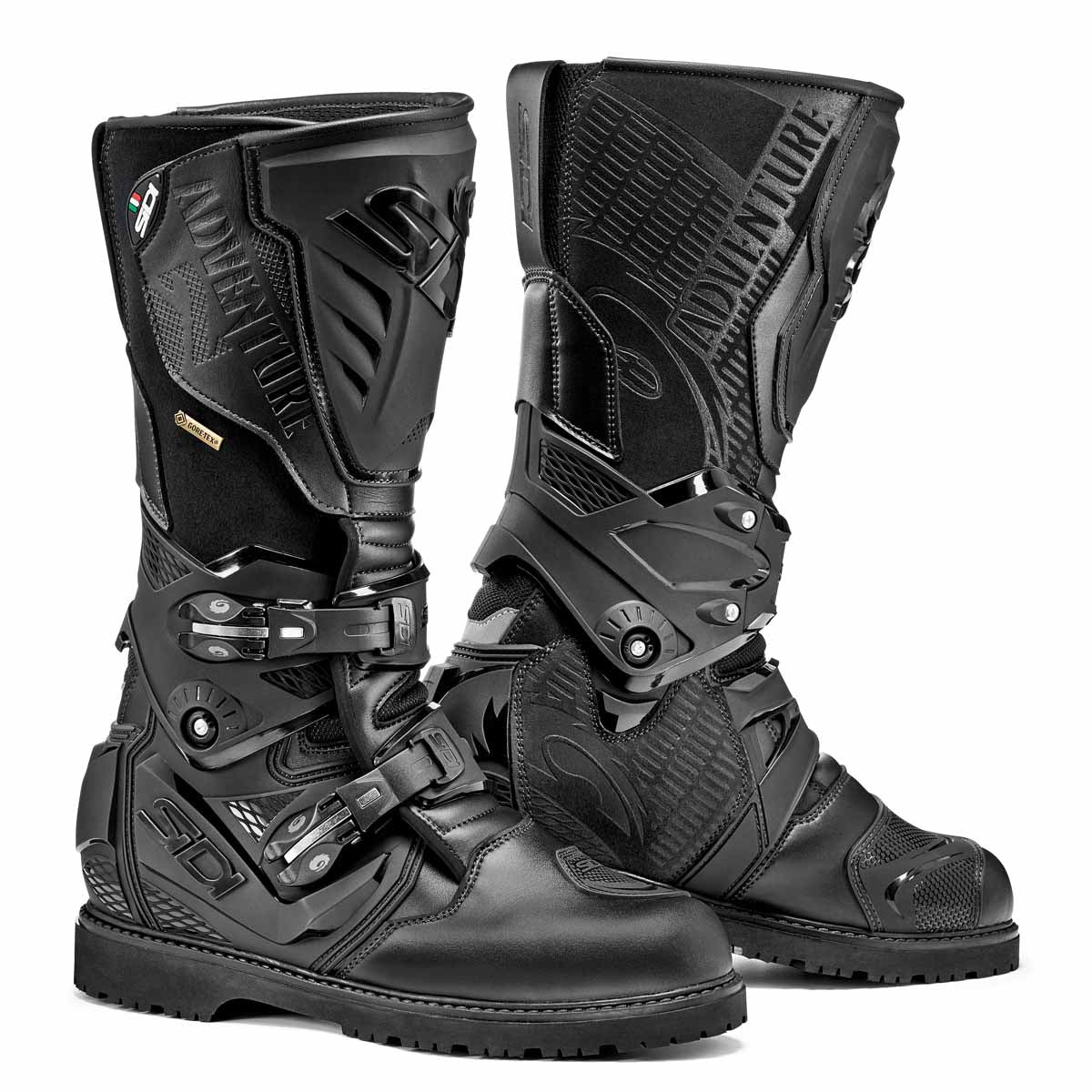 Sidi Adventure 2 Gore-Tex CE Boots Black FREE UK Delivery, FREE 365 Day Returns | Moto Central