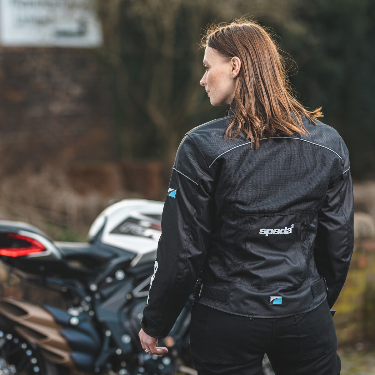 Spada Air Pro Seasons CE Ladies Textile Jacket Black FREE UK Delivery, FREE 365 Day Returns | Moto Central