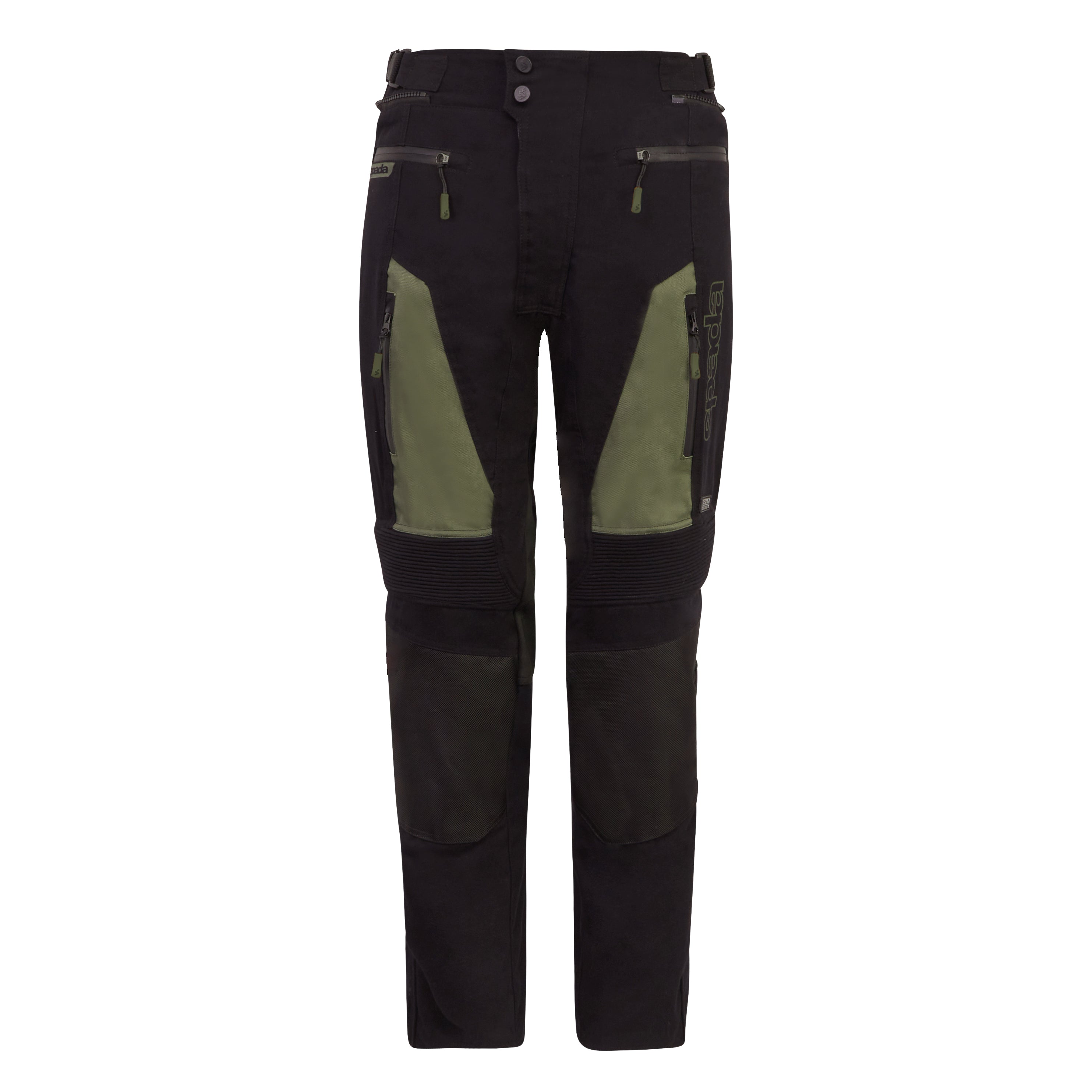Spada Ascent V3 CE Textile Trouser Black / Green FREE UK Delivery, FREE 365 Day Returns | Moto Central