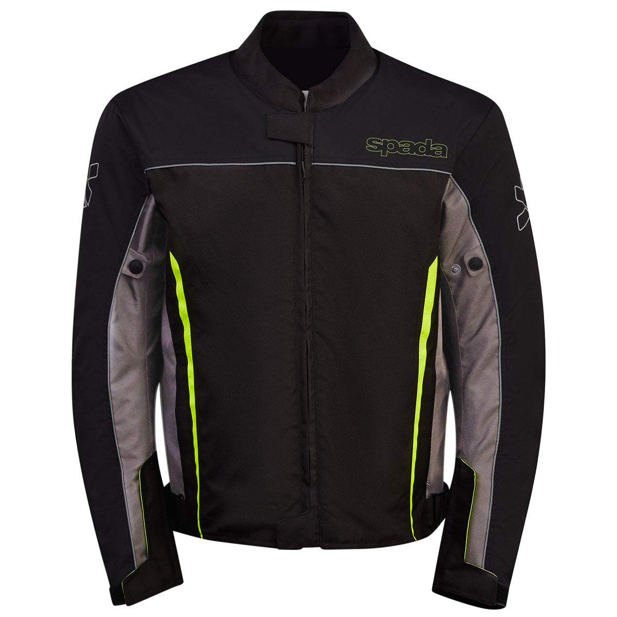 Spada Pace CE Textile Jacket Black / Fluo Yellow FREE UK Delivery, FREE 365 Day Returns | Moto Central