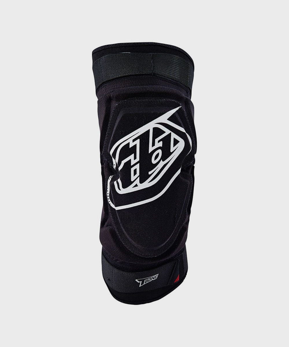 Troy Lee Designs T-Bone Cycle Knee Guard Solid Black - FREE UK Shipping, FREE 365 Day Returns | Moto Central