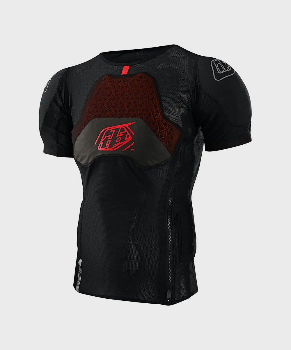 Troy Lee Designs Stage Ghost D30 Short Sleeves Cycle Base Layer Solid Black - FREE UK Shipping, FREE 365 Day Returns | Moto Central