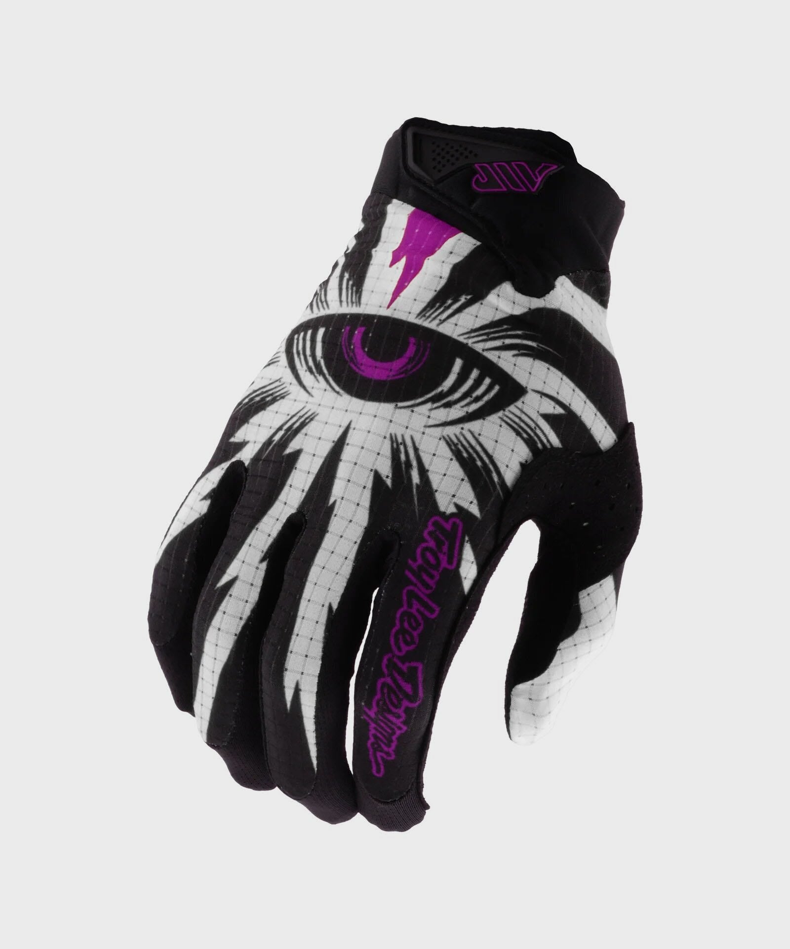 Troy Lee Designs Youth Air Cycle Gloves Cyclops Black / Fuchsia - FREE UK Shipping, FREE 365 Day Returns | Moto Central