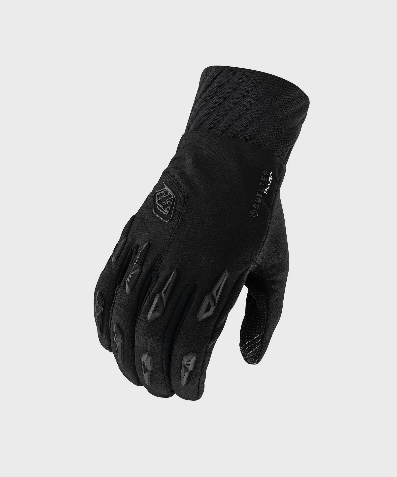 Troy Lee Designs Swelter Plus Cycle Gloves Mono Black - FREE UK Shipping, FREE 365 Day Returns | Moto Central