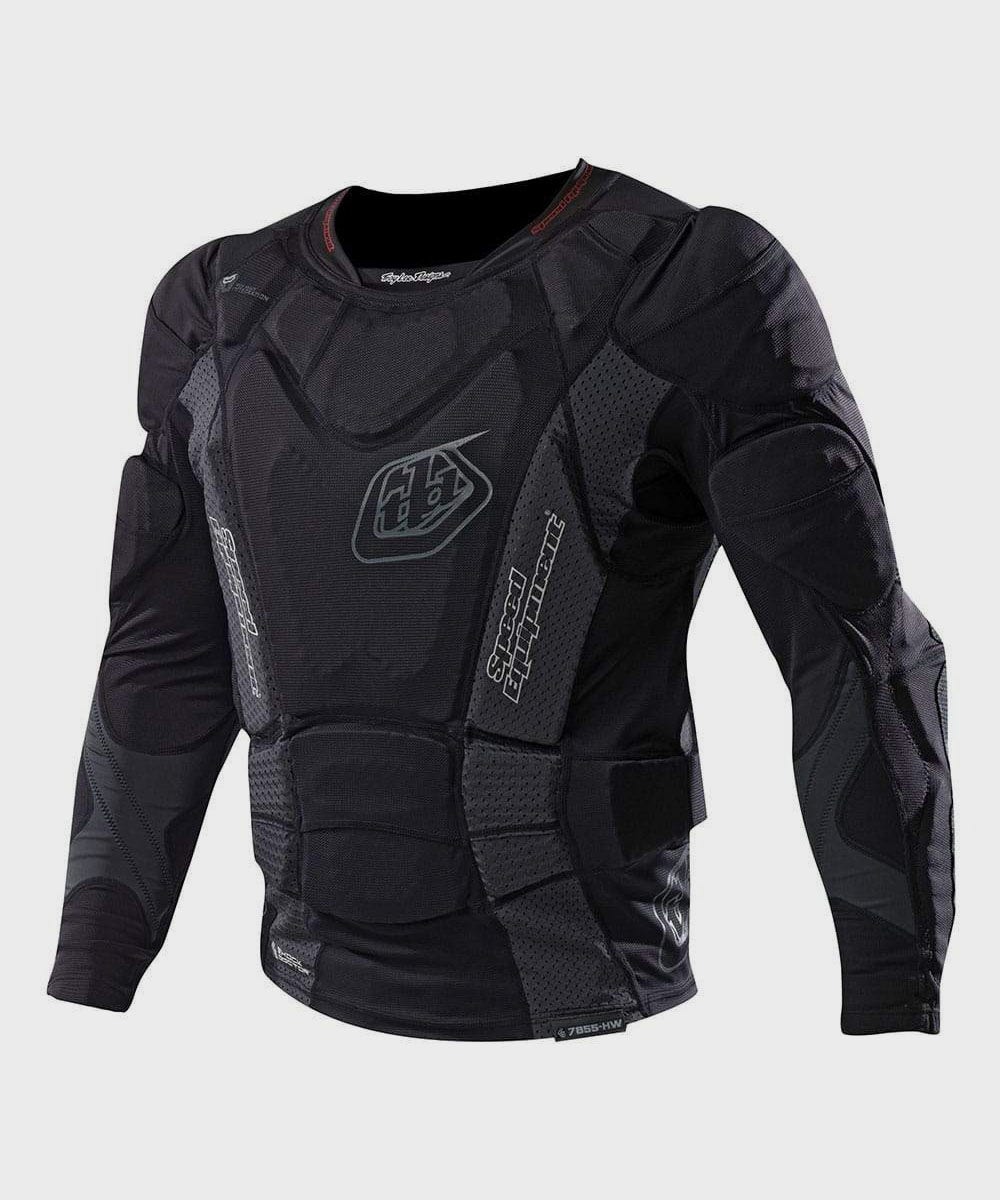 Troy Lee Designs UPL7855 Hot Weather Long Sleeves Cycle Shirt Solid Black - FREE UK Shipping, FREE 365 Day Returns | Moto Central