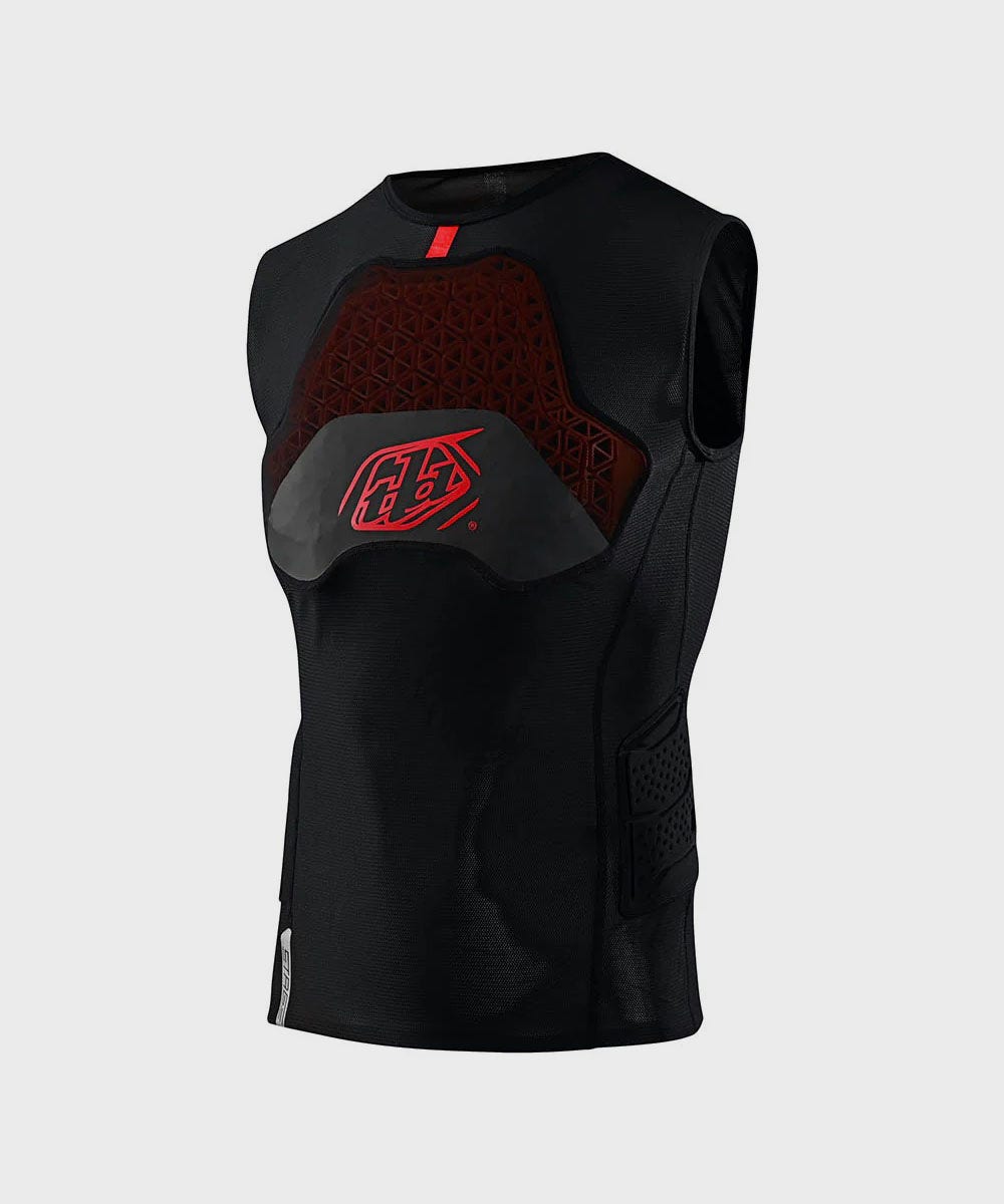 Troy Lee Designs Stage Ghost D30 Cycle Vest Base Layer Solid Black - FREE UK Shipping, FREE 365 Day Returns | Moto Central