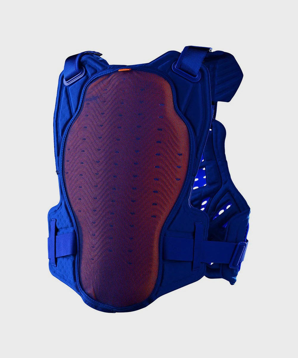 Troy Lee Designs Rockfight CE Flex Cycle Chest Protector Solid Blue - FREE UK Shipping, FREE 365 Day Returns | Moto Central