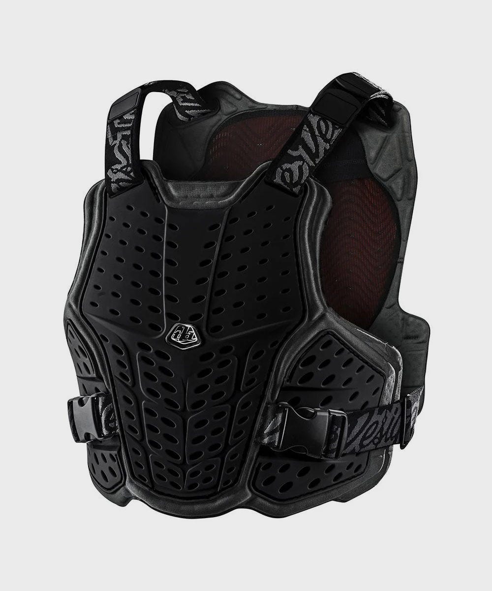 Troy Lee Designs Rockfight CE Flex Cycle Chest Protector Solid Black - FREE UK Shipping, FREE 365 Day Returns | Moto Central