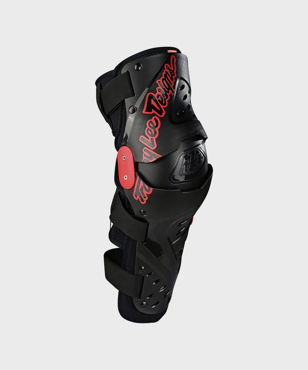 Troy Lee Designs Triad Cycle Knee / Shin Guard Hard Shell Solid Black - FREE UK Shipping, FREE 365 Day Returns | Moto Central