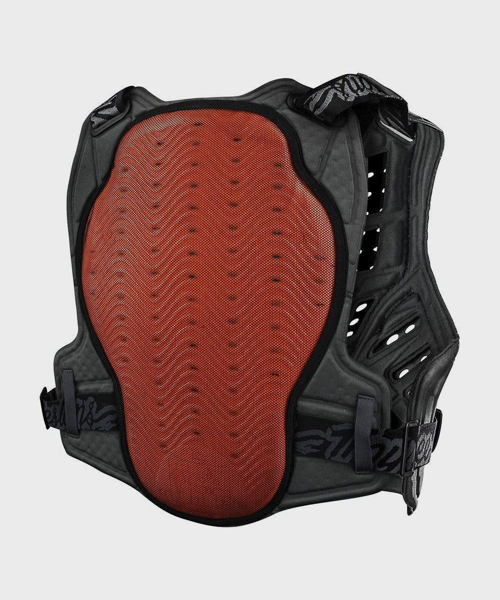 Troy Lee Designs Rockfight CE Flex Cycle Chest Protector Solid Black - FREE UK Shipping, FREE 365 Day Returns | Moto Central
