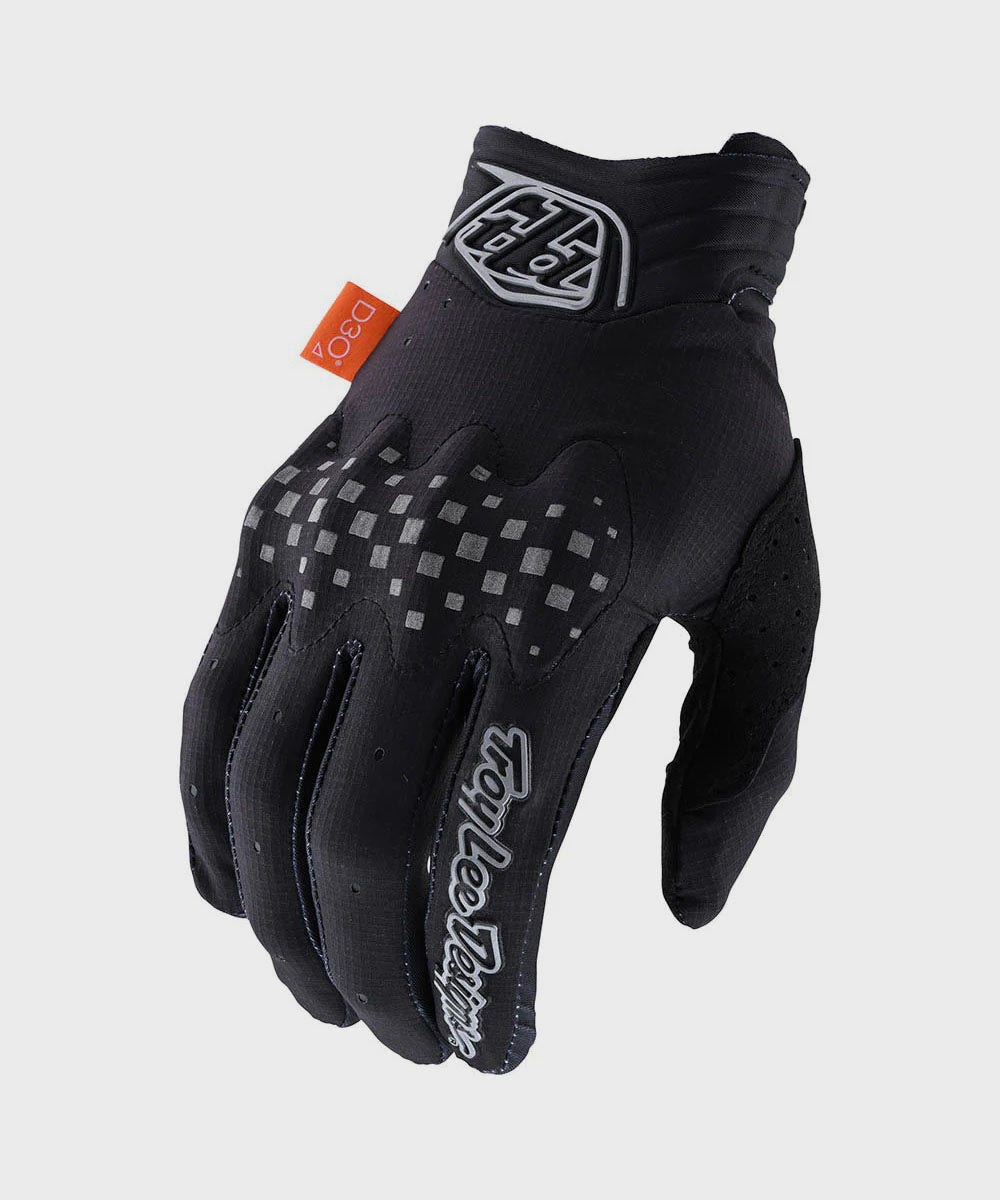 Troy Lee Designs Gambit Cycle Gloves Solid Black - FREE UK Shipping, FREE 365 Day Returns | Moto Central