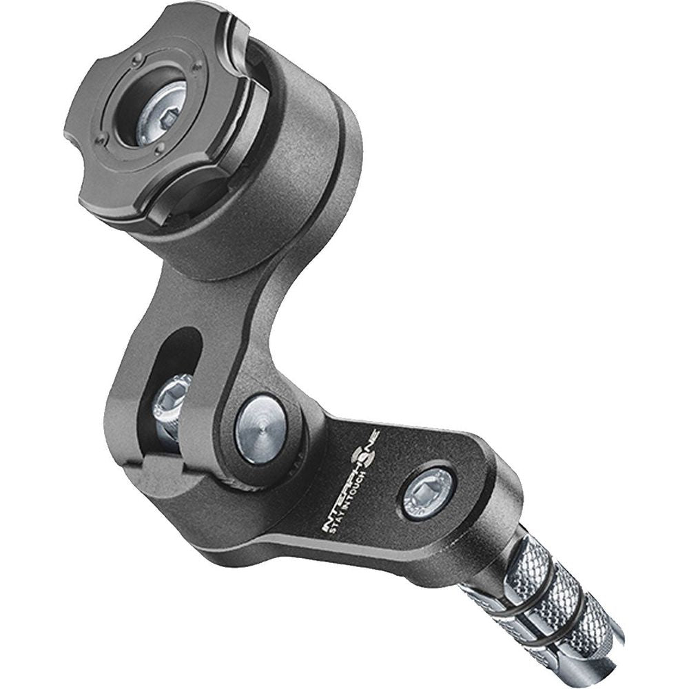 Quiklox By Interphone Universal Fork Stem Mount Black