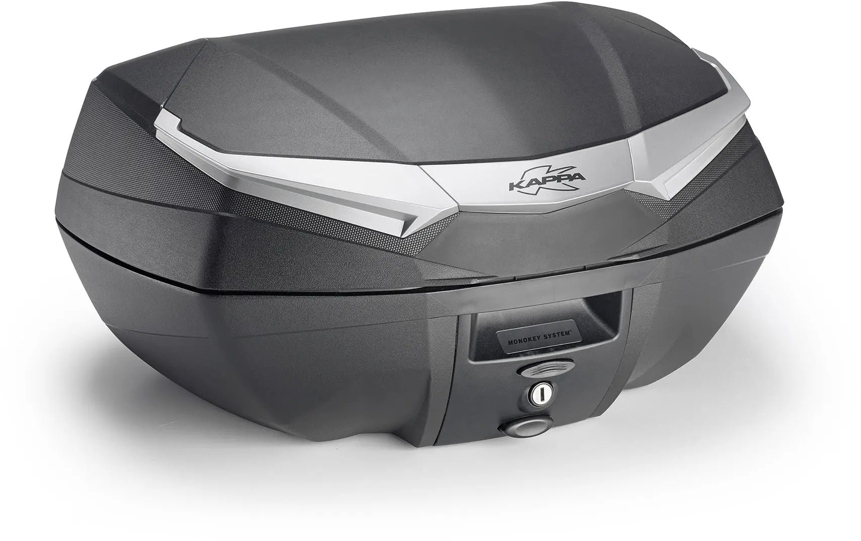 Kappa K4900A Eco Monokey Top Case Silver - 49 L FREE UK Delivery, FREE 365 Day Returns | Moto Central