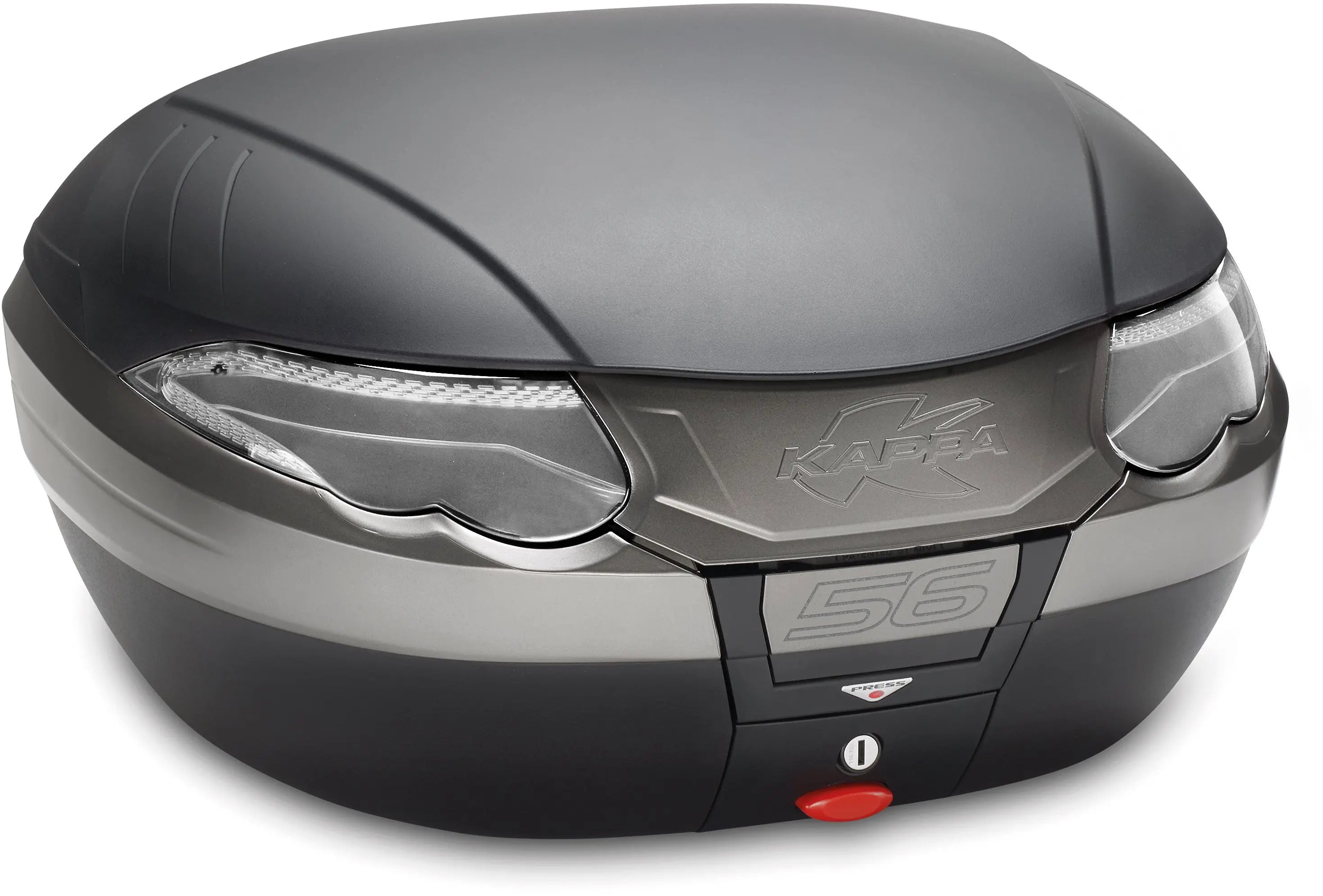 Kappa K56NT Tech Top Case Black - 56 L FREE UK Delivery, FREE 365 Day Returns | Moto Central