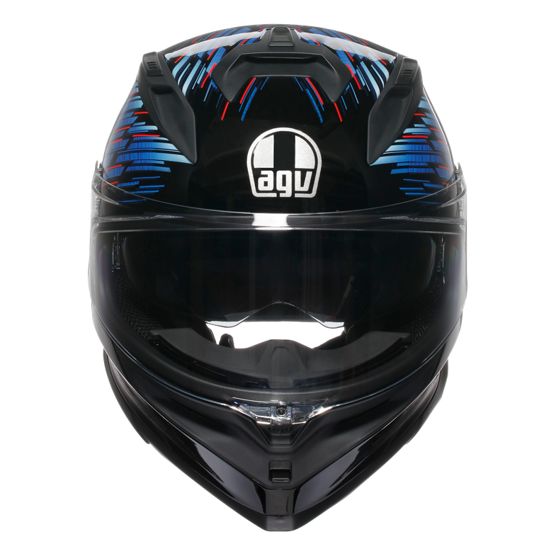 AGV K7 Genisys Matt Black / Blue / Grey Full Face Motorcycle Helmet - alternate product view