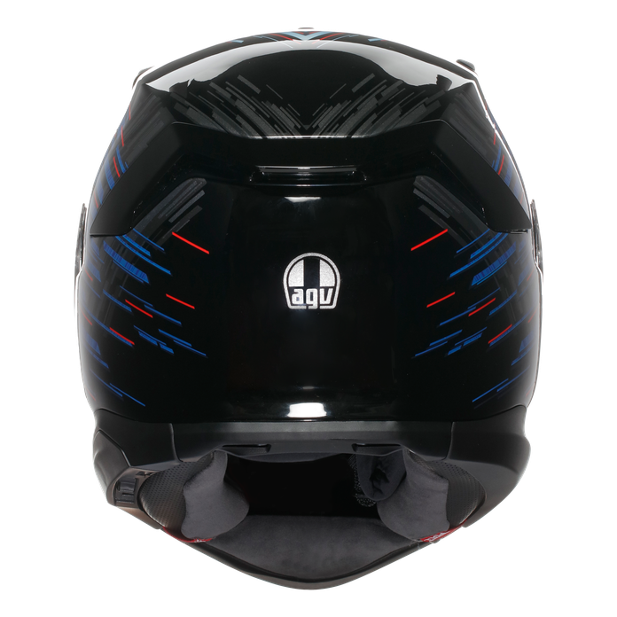 AGV K7 Genisys Matt Black / Blue / Grey Full Face Motorcycle Helmet - additional product view 2