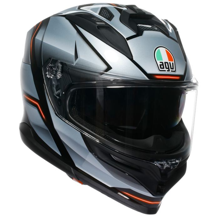 agv helmet size guide AGV K7 Jaeger Full Face Helmet Black/Silver FREE Delivery & Returns