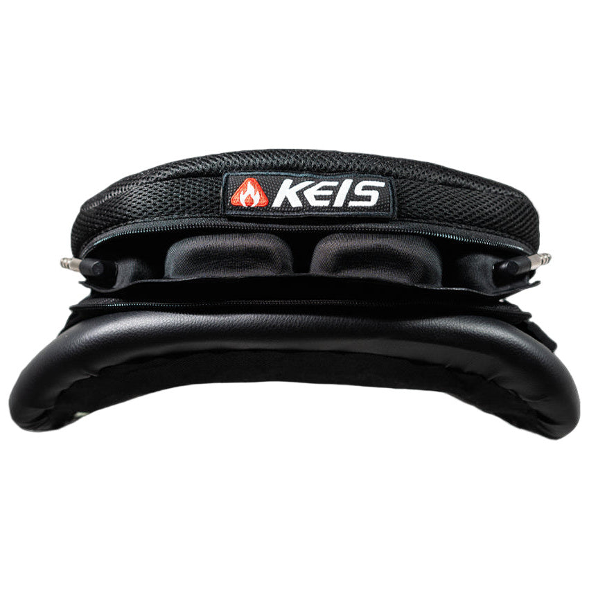 Keis Adventure Heated Motorcycle Seat Cushion - rear profile view