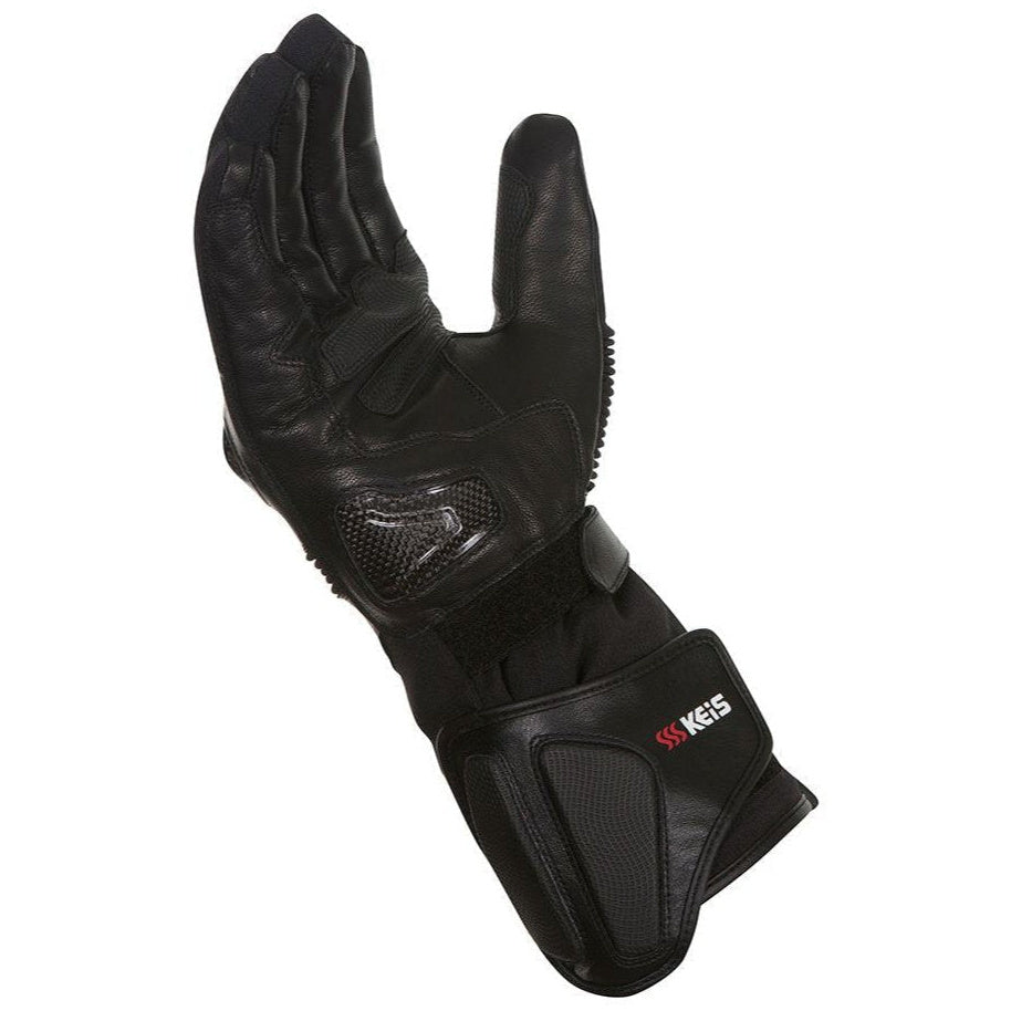 Keis G502 Premium Heated Sport Gloves - side profile