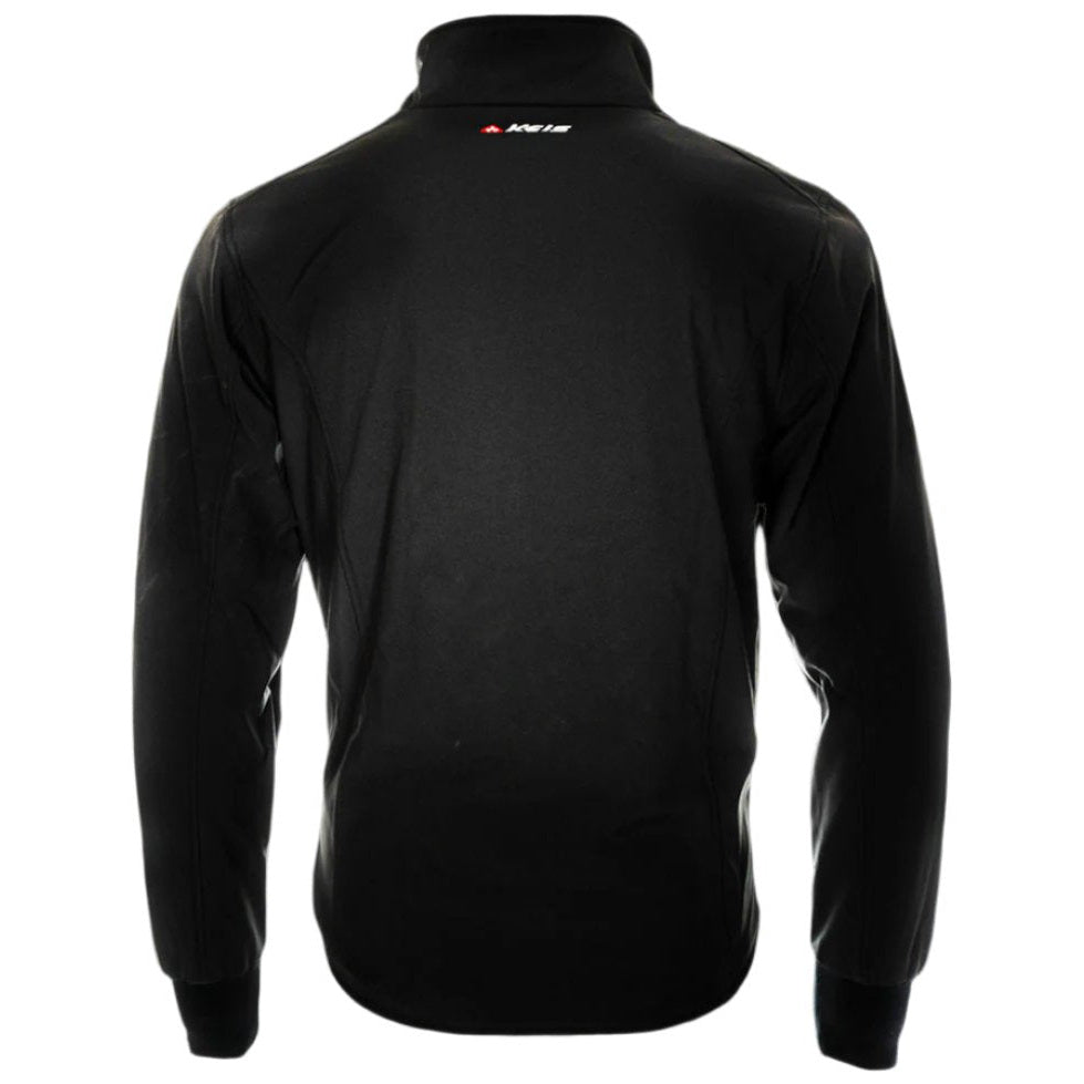 Keis J505RP Premium Extreme Heated Jacket Black / Red - rear view