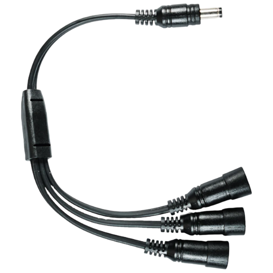 Keis Splitter Lead - Three Way Connector - alternate cable view
