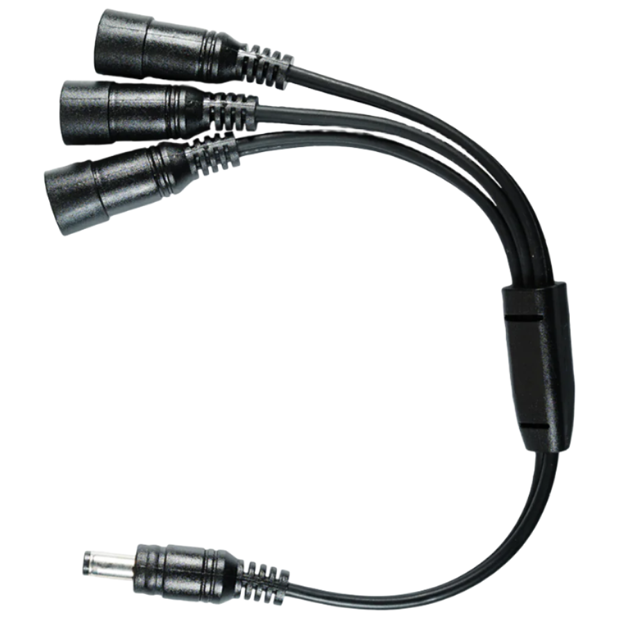 Keis Splitter Lead - Three Way Connector - cable and connectors view