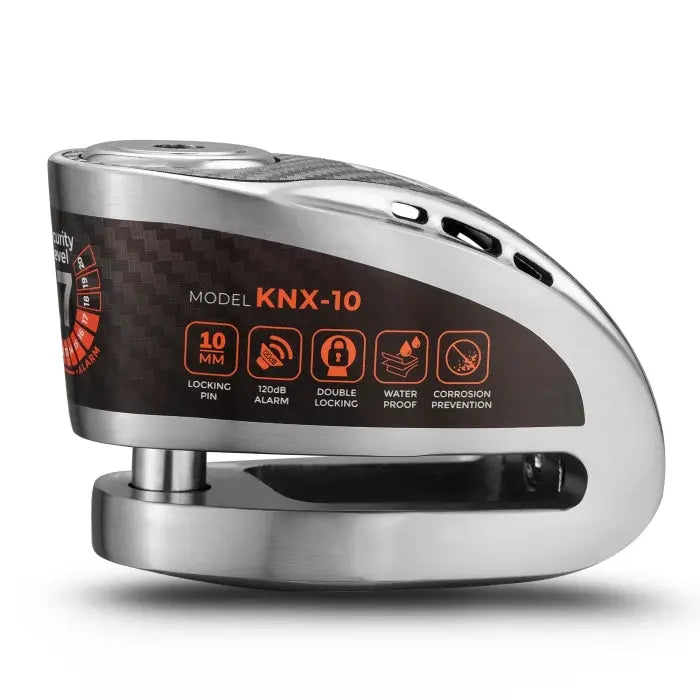 Kovix Overlord KNX10 Alarm Disc Lock Metal - 10mm Pin FREE UK Delivery, FREE 365 Day Returns | Moto Central