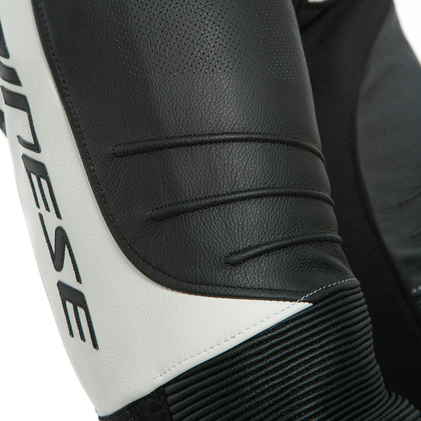 Dainese Laguna Seca 5 One Piece Perforated Leather Suit White / Black