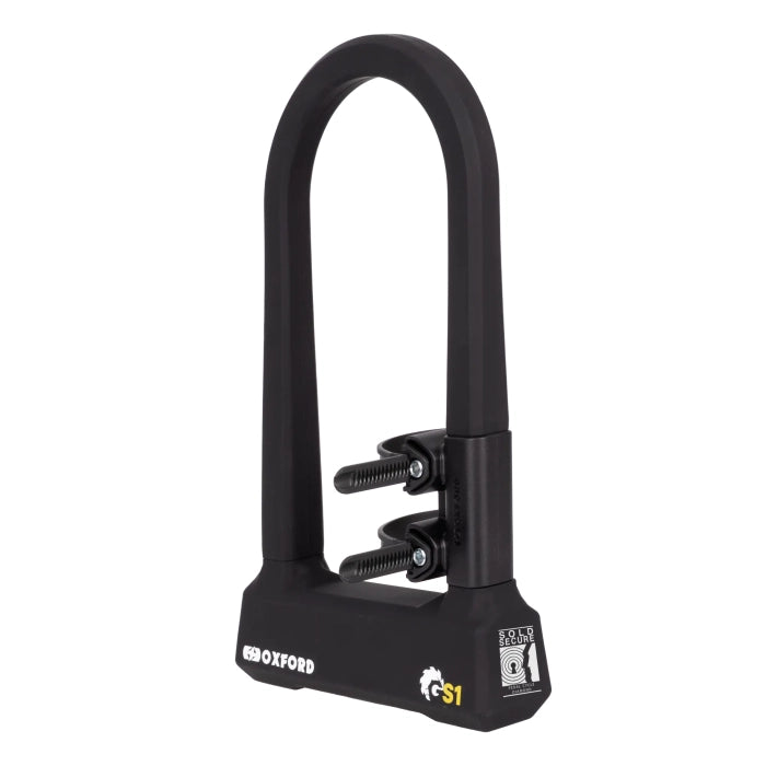 Oxford Grinder S1 U-Lock Black - 14mm x 320mm x 155mm FREE UK Delivery, FREE 365 Day Returns | Moto Central