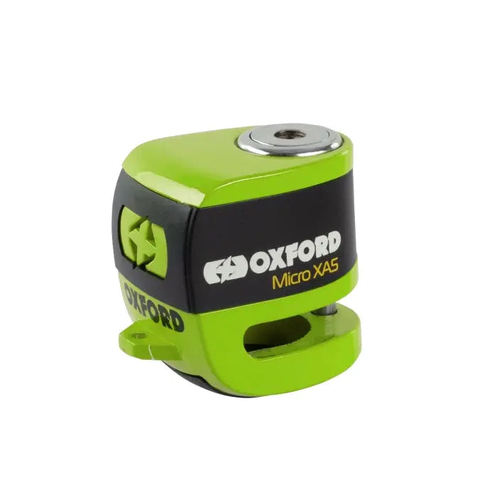 Oxford Micro XA5 Alarm Disc Lock Green - 5.5mm FREE UK Delivery, FREE 365 Day Returns | Moto Central