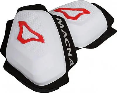 Macna Pro Knee Sliders White FREE UK Delivery, FREE 365 Day Returns | Moto Central