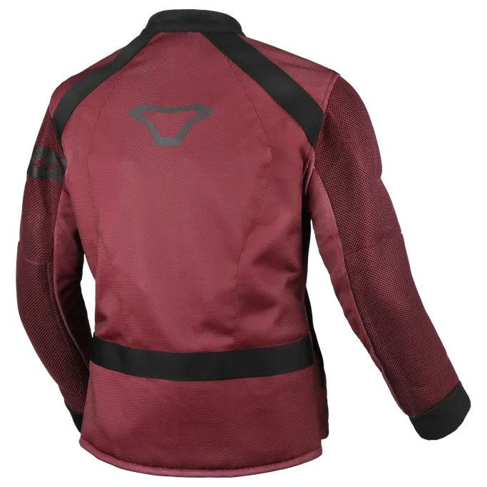 Macna Torida Ladies Textile Jacket Bordeaux / Black, rear view