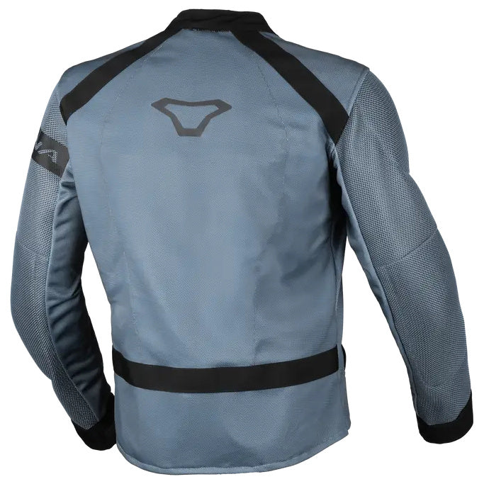 Macna Torido Textile Jacket Grey / Black, rear view