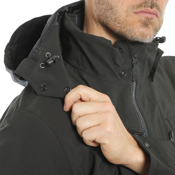 Dainese Mayfair D-Dry Hooded Textile Jacket Ebony/Black FREE Delivery