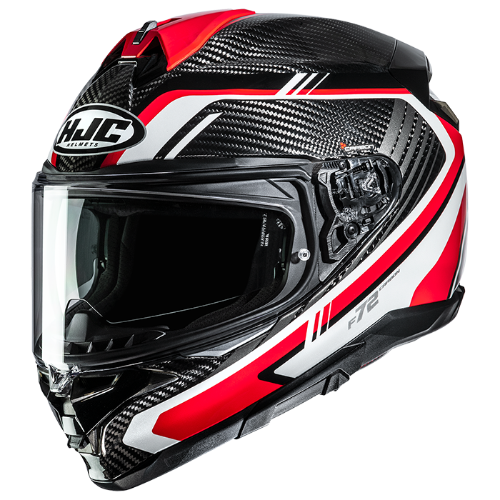 HJC F72 Carbon Kairo MC1 Red FREE UK Delivery, FREE 365 Day Returns | Moto Central