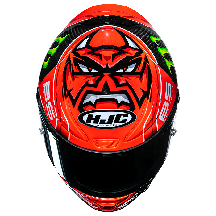 HJC RPHA 1 V2 Carbon Quartararo Replica MC1 Red FREE UK Delivery, FREE 365 Day Returns | Moto Central