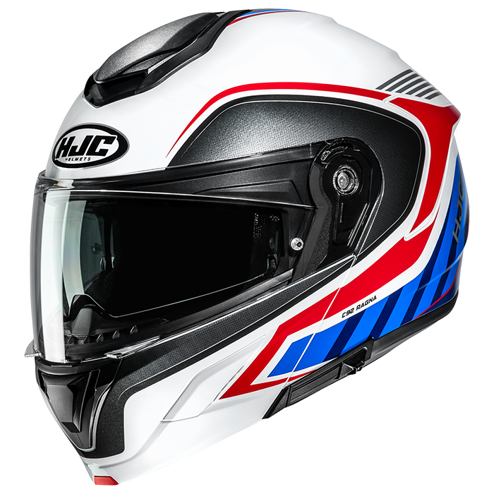 HJC C92 Ragna MC21 White / Blue / Red FREE UK Delivery, FREE 365 Day Returns | Moto Central