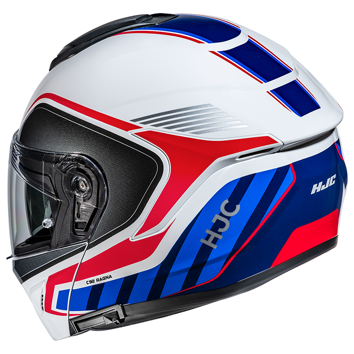 HJC C92 Ragna MC21 White / Blue / Red FREE UK Delivery, FREE 365 Day Returns | Moto Central