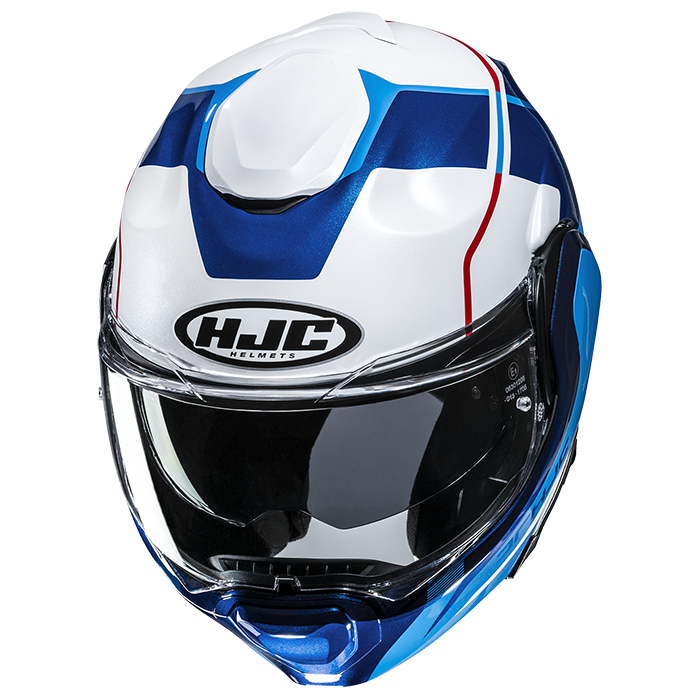 HJC F100 Astra MC21 White / Blue / Red FREE UK Delivery, FREE 365 Day Returns | Moto Central