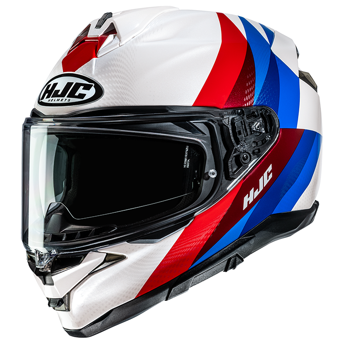 HJC F72 Racero MC21 White / Blue / Red FREE UK Delivery, FREE 365 Day Returns | Moto Central